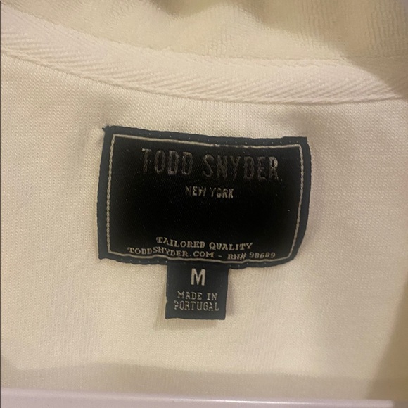 Todd Snyder  White Button-Up Shirt Sz M. - Picture 3 of 5